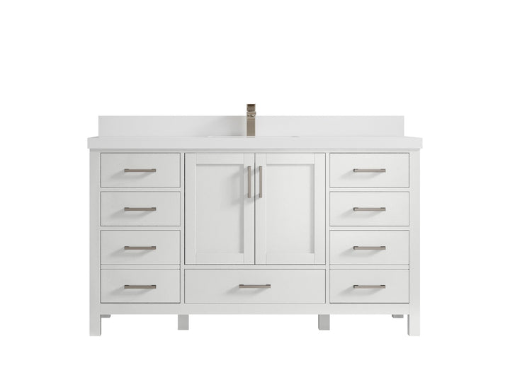 Malibu 60 in. W x 22 in. D Single Sink Bathroom Vanity - photo 41