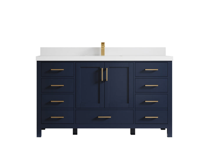Malibu 60 in. W x 22 in. D Single Sink Bathroom Vanity - photo 45