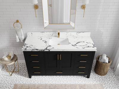 Malibu 60 in. W x 22 in. D Single Sink Bathroom Vanity - Willow Bath and Vanity