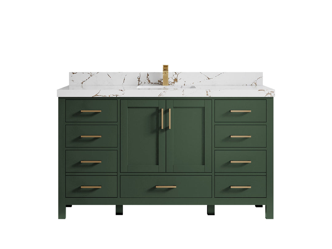 Malibu 60 in. W x 22 in. D Single Sink Bathroom Vanity - Willow Bath and Vanity