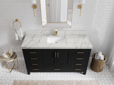 Malibu 60 in. W x 22 in. D Single Sink Bathroom Vanity - Willow Bath and Vanity