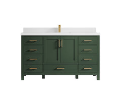 Malibu 60 in. W x 22 in. D Single Sink Bathroom Vanity - photo 45
