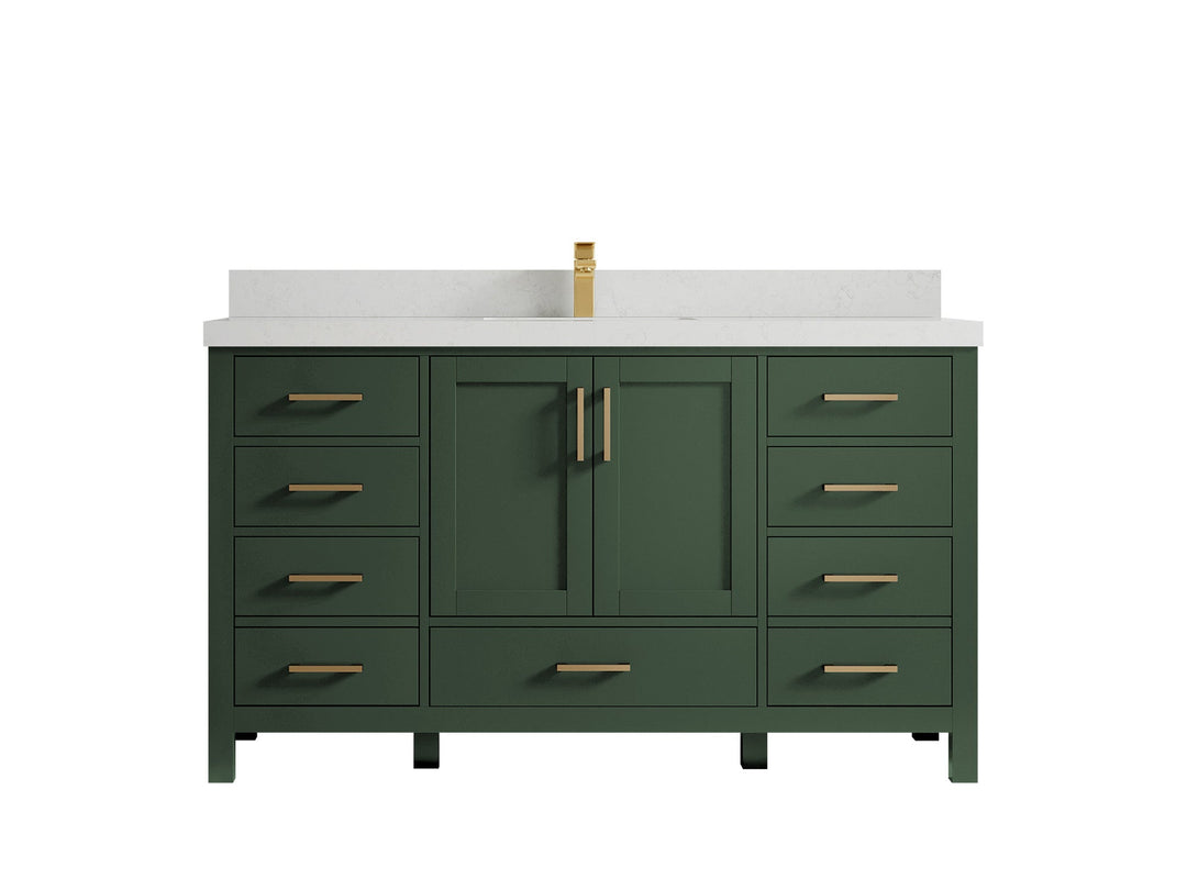 Malibu 60 in. W x 22 in. D Single Sink Bathroom Vanity - Willow Bath and Vanity