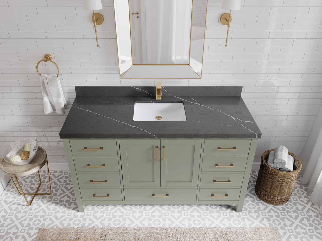 Malibu 60 in. W x 22 in. D Single Sink Bathroom Vanity - Willow Bath and Vanity