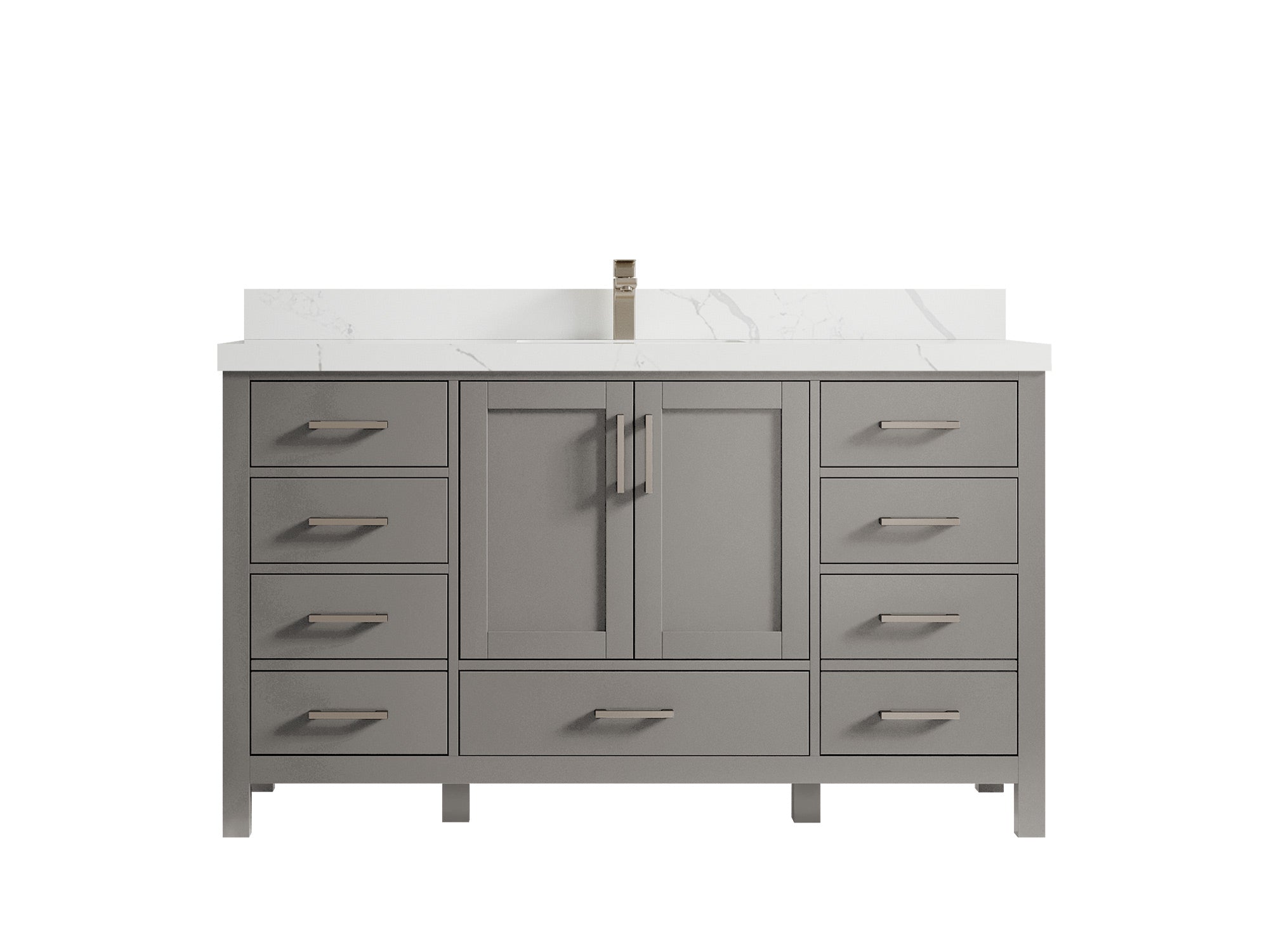 Malibu 60 in. W x 22 in. D Single Sink Bathroom Vanity - Willow Bath and Vanity