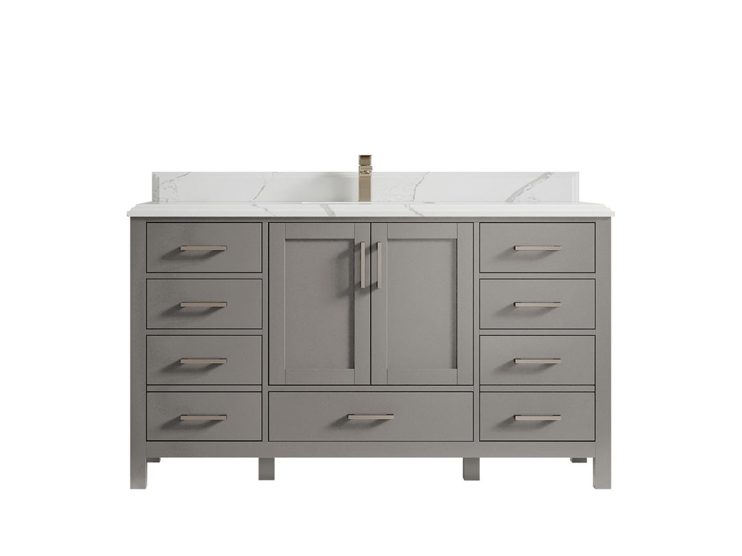 Malibu 60 in. W x 22 in. D Single Sink Bathroom Vanity - Willow Bath and Vanity