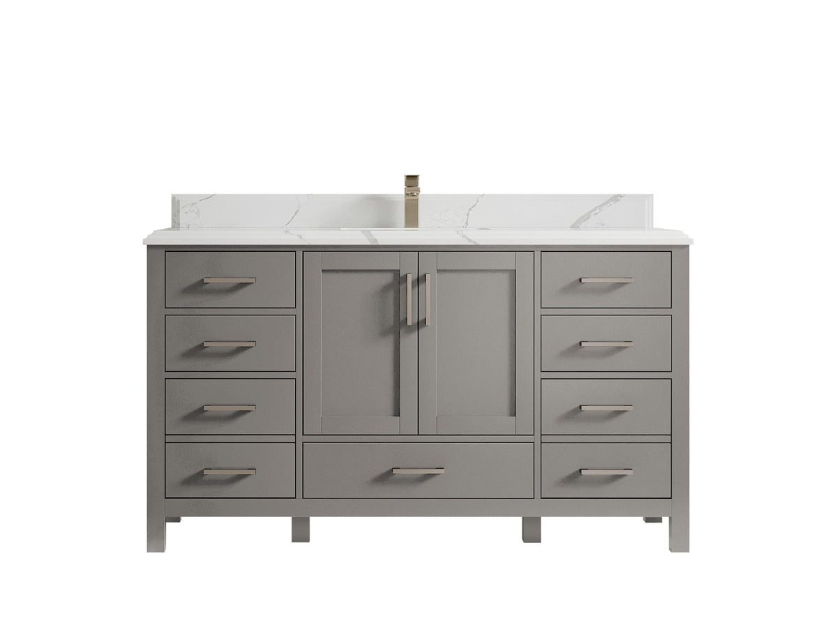 Malibu 60 in. W x 22 in. D Single Sink Bathroom Vanity - Willow Bath and Vanity