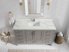 Malibu 60 in. W x 22 in. D Single Sink Bathroom Vanity - photo 16