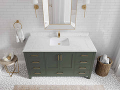 Malibu 60 in. W x 22 in. D Single Sink Bathroom Vanity - photo 29