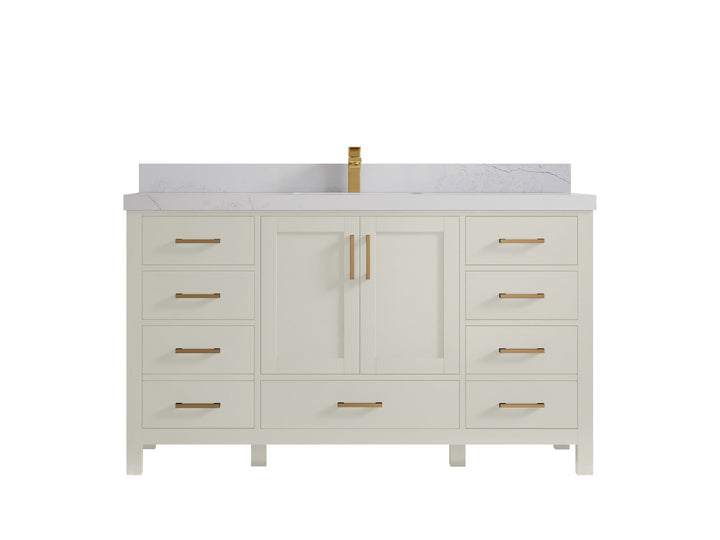 Malibu 60 in. W x 22 in. D Single Sink Bathroom Vanity - photo 1