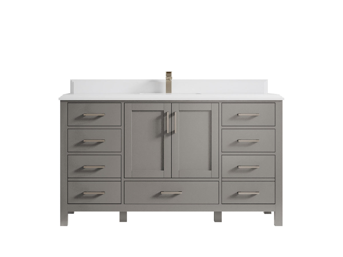 Malibu 60 in. W x 22 in. D Single Sink Bathroom Vanity - Willow Bath and Vanity
