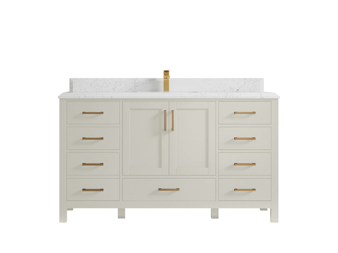 Malibu 60 in. W x 22 in. D Single Sink Bathroom Vanity - Willow Bath and Vanity
