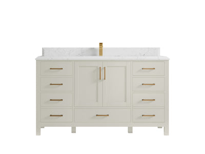 Malibu 60 in. W x 22 in. D Single Sink Bathroom Vanity - Willow Bath and Vanity