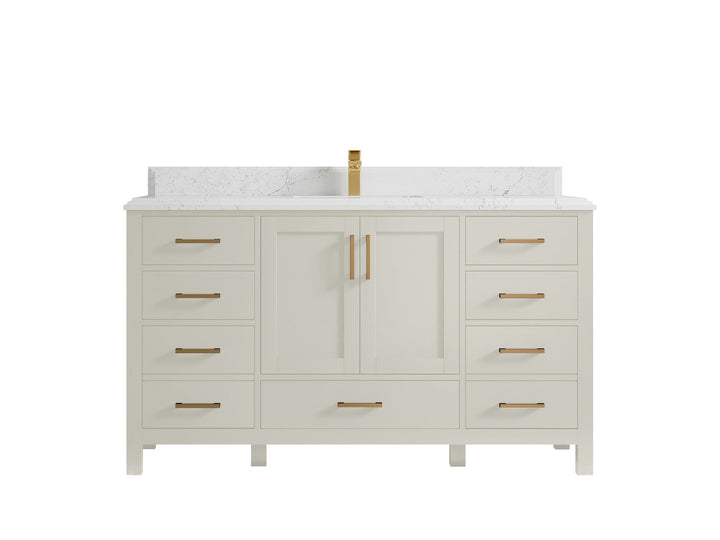Malibu 60 in. W x 22 in. D Single Sink Bathroom Vanity - photo 25