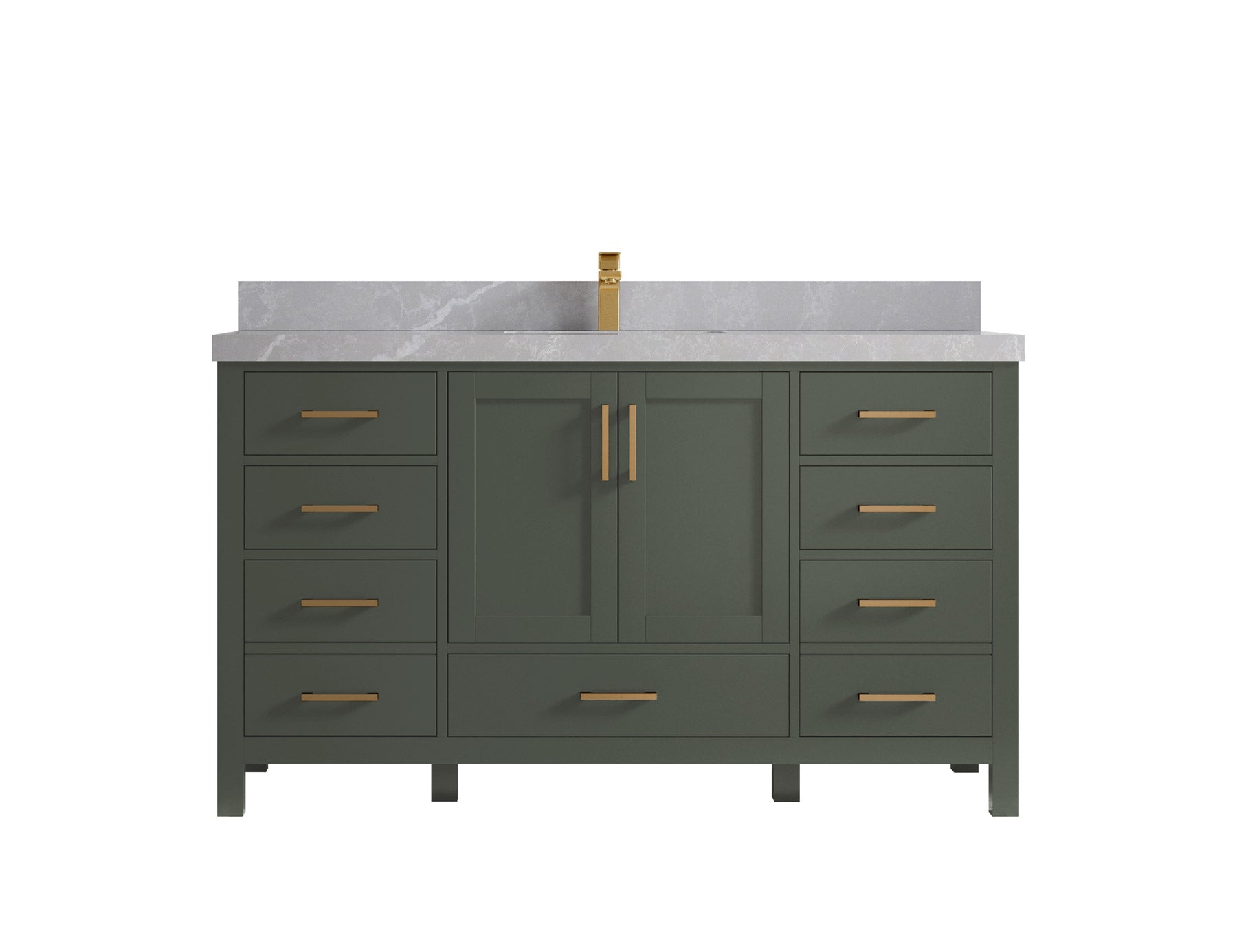 Malibu 60 in. W x 22 in. D Single Sink Bathroom Vanity - Willow Bath and Vanity