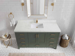 Malibu 60 in. W x 22 in. D Single Sink Bathroom Vanity - photo 33