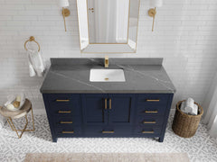 Malibu 60 in. W x 22 in. D Single Sink Bathroom Vanity - photo 34