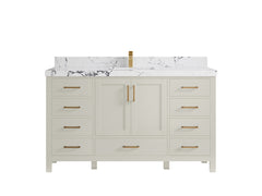 Malibu 60 in. W x 22 in. D Single Sink Bathroom Vanity - photo 39