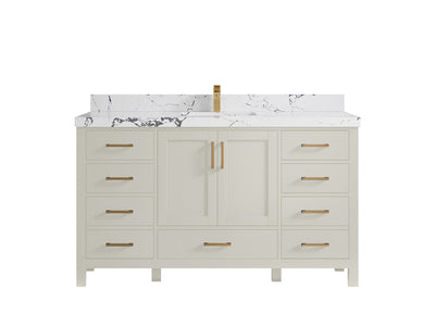 Malibu 60 in. W x 22 in. D Single Sink Bathroom Vanity - Willow Bath and Vanity