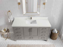 Malibu 60 in. W x 22 in. D Single Sink Bathroom Vanity - photo 44