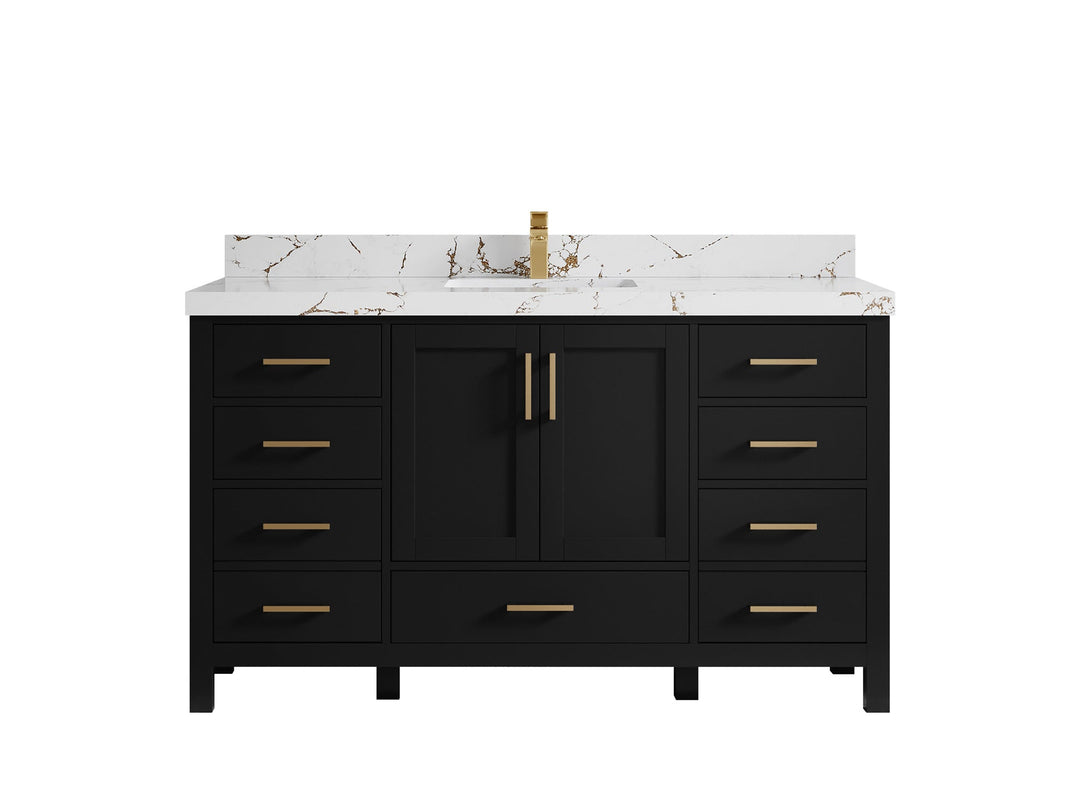 Malibu 60 in. W x 22 in. D Single Sink Bathroom Vanity - Willow Bath and Vanity