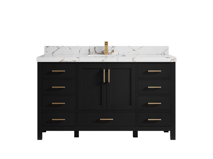 Malibu 60 in. W x 22 in. D Single Sink Bathroom Vanity - photo 37