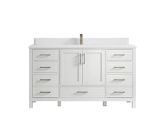 Malibu 60 in. W x 22 in. D Single Sink Bathroom Vanity - photo 25