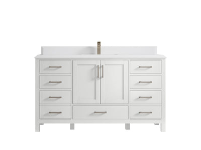 Malibu 60 in. W x 22 in. D Single Sink Bathroom Vanity - Willow Bath and Vanity