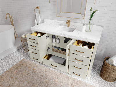 Malibu 60 in. W x 22 in. D Single Sink Bathroom Vanity - Willow Bath and Vanity