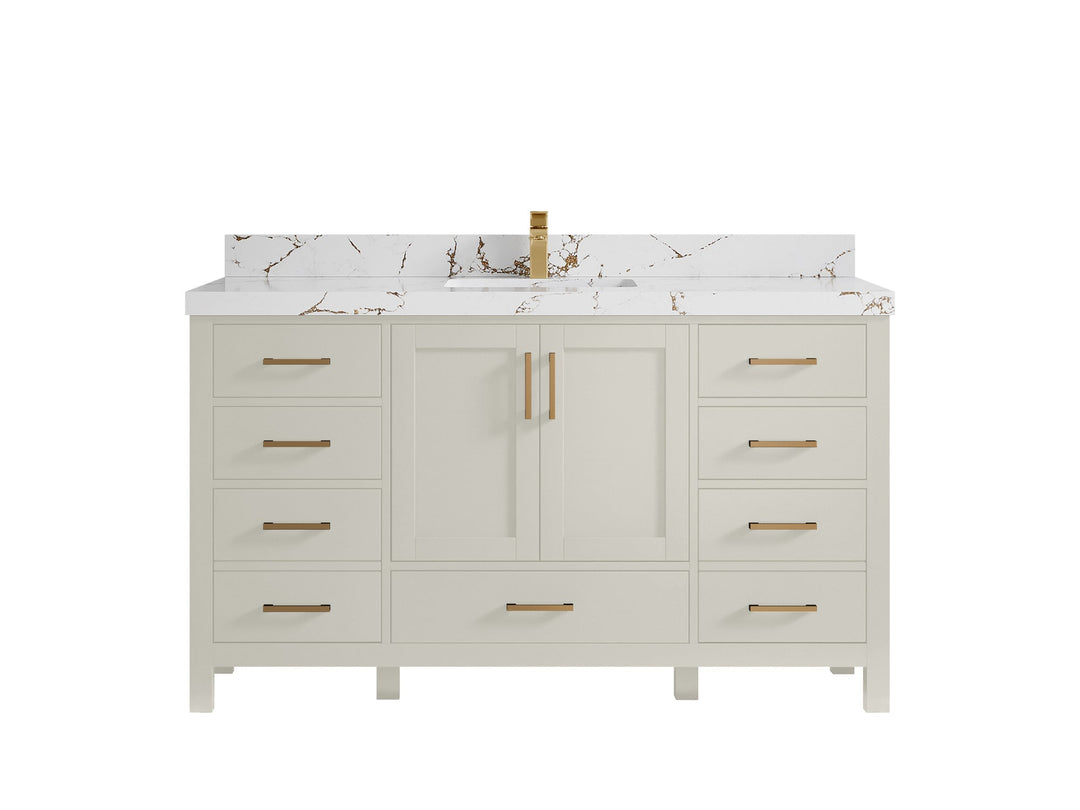 Malibu 60 in. W x 22 in. D Single Sink Bathroom Vanity - Willow Bath and Vanity