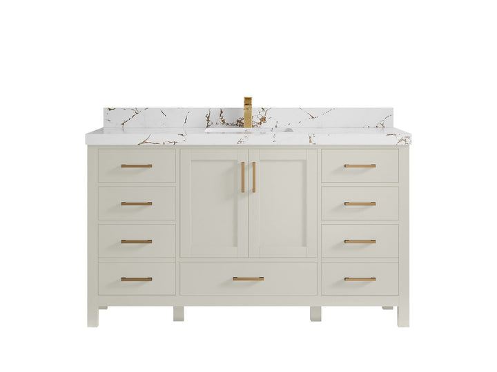 Malibu 60 in. W x 22 in. D Single Sink Bathroom Vanity - photo 35