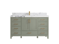 Malibu 60 in. W x 22 in. D Single Sink Bathroom Vanity - photo 38