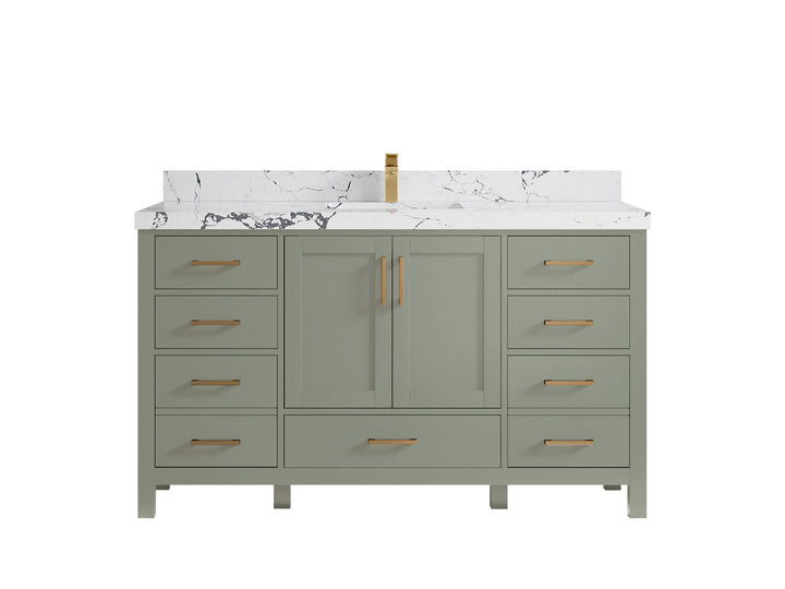 Malibu 60 in. W x 22 in. D Single Sink Bathroom Vanity - photo 38