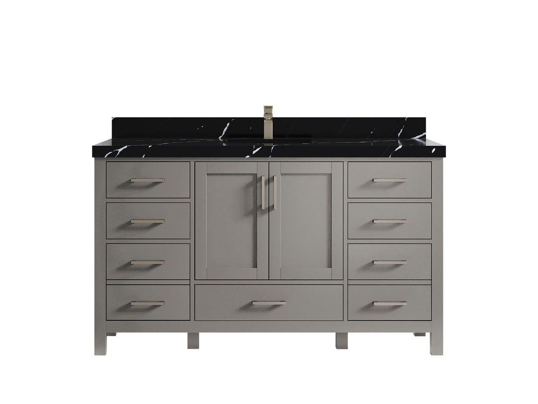 Malibu 60 in. W x 22 in. D Single Sink Bathroom Vanity - Willow Bath and Vanity
