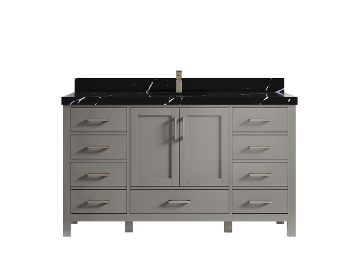 Malibu 60 in. W x 22 in. D Single Sink Bathroom Vanity - photo 9