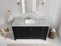 Malibu 60 in. W x 22 in. D Single Sink Bathroom Vanity - photo 22