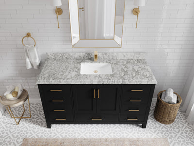 Malibu 60 in. W x 22 in. D Single Sink Bathroom Vanity - Willow Bath and Vanity