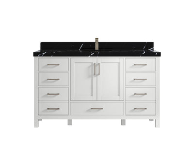 Malibu 60 in. W x 22 in. D Single Sink Bathroom Vanity - Willow Bath and Vanity