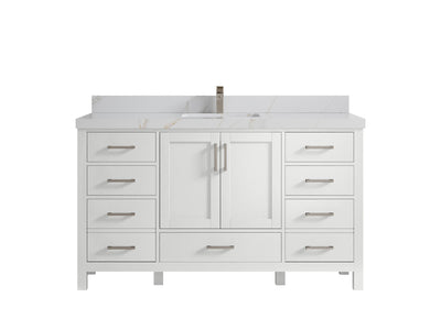 Malibu 60 in. W x 22 in. D Single Sink Bathroom Vanity - Willow Bath and Vanity