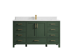Malibu 60 in. W x 22 in. D Single Sink Bathroom Vanity - photo 27