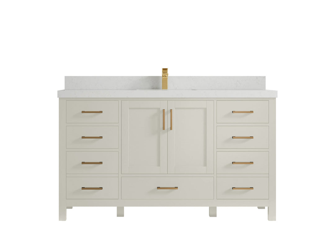 Malibu 60 in. W x 22 in. D Single Sink Bathroom Vanity - Willow Bath and Vanity