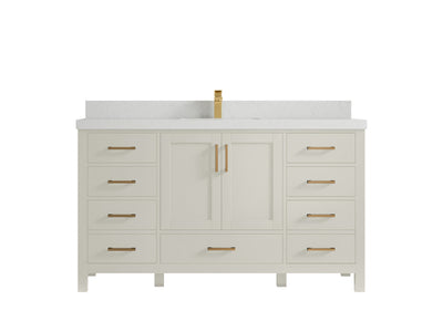 Malibu 60 in. W x 22 in. D Single Sink Bathroom Vanity - Willow Bath and Vanity