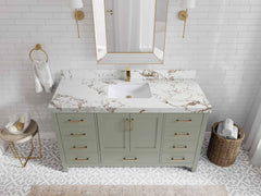 Malibu 60 in. W x 22 in. D Single Sink Bathroom Vanity - photo 35