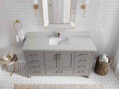 Malibu 60 in. W x 22 in. D Single Sink Bathroom Vanity - photo 12