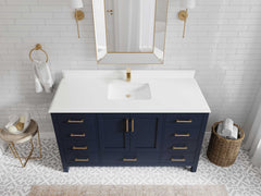 Malibu 60 in. W x 22 in. D Single Sink Bathroom Vanity - photo 28
