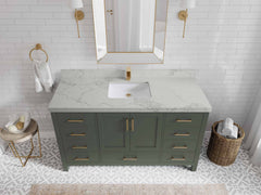 Malibu 60 in. W x 22 in. D Single Sink Bathroom Vanity - photo 23