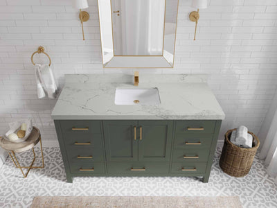 Malibu 60 in. W x 22 in. D Single Sink Bathroom Vanity - Willow Bath and Vanity
