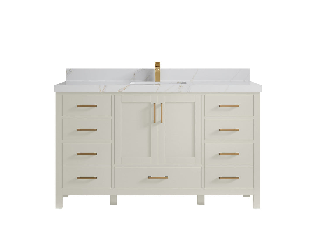 Malibu 60 in. W x 22 in. D Single Sink Bathroom Vanity - Willow Bath and Vanity