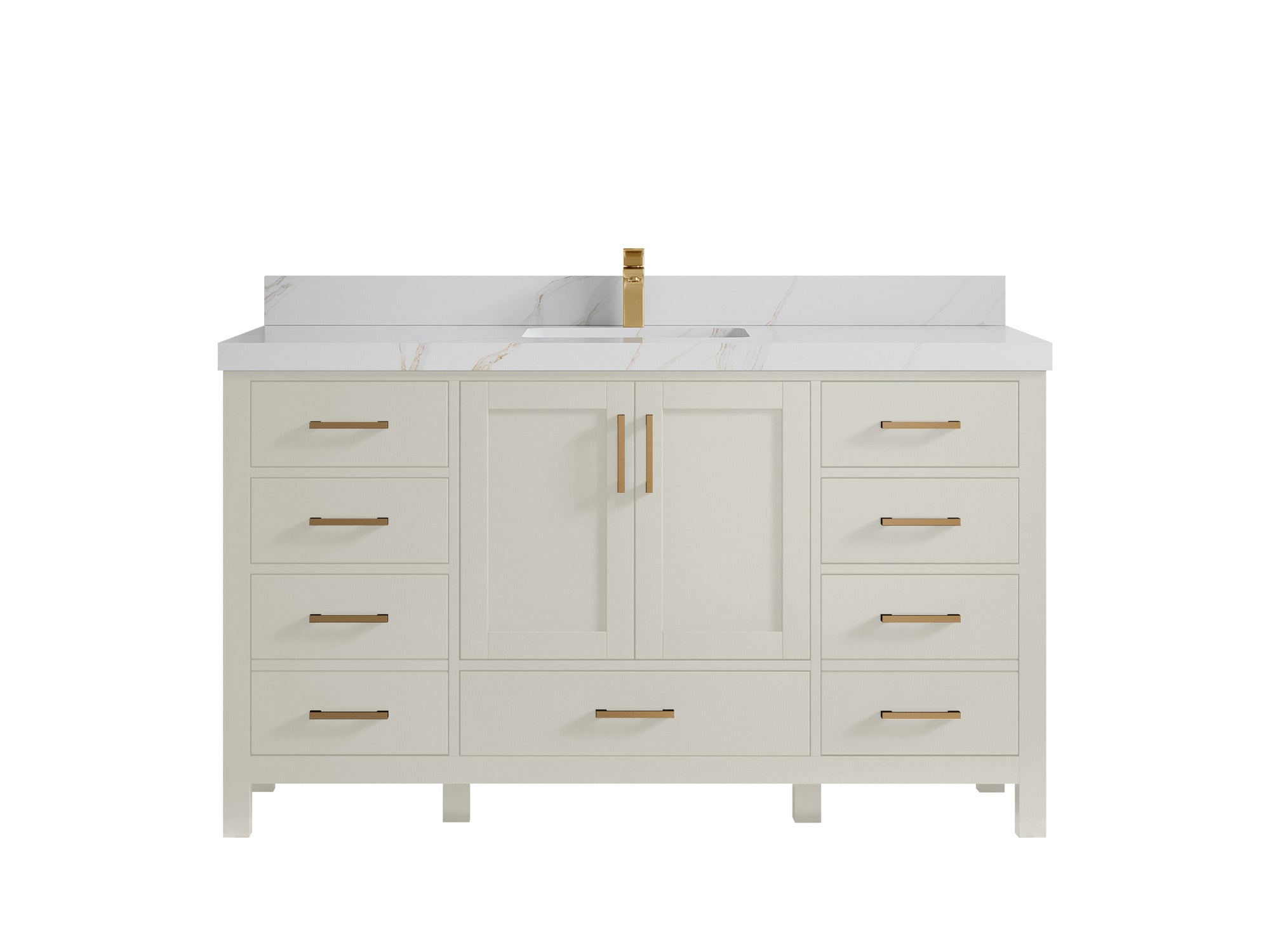 Malibu 60 in. W x 22 in. D Single Sink Bathroom Vanity - Willow Bath and Vanity