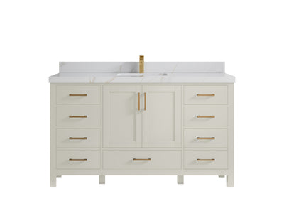 Malibu 60 in. W x 22 in. D Single Sink Bathroom Vanity - Willow Bath and Vanity